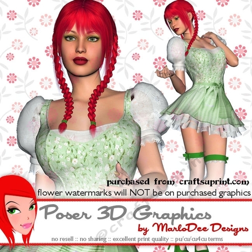 Oktoberfest Woman Poser Graphics pkg4