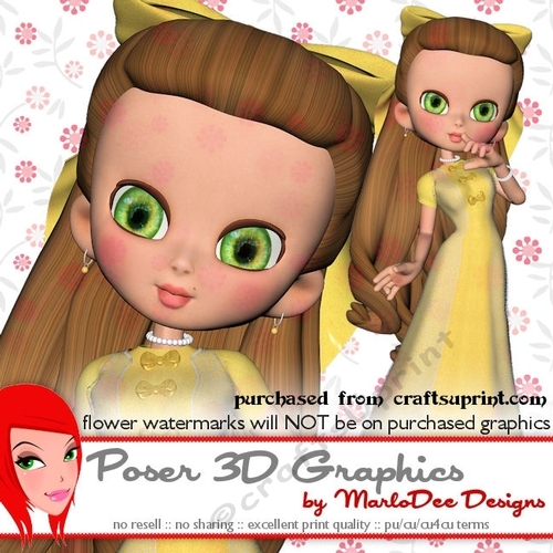 Princess Cookie Character Poser Graphics pkg2