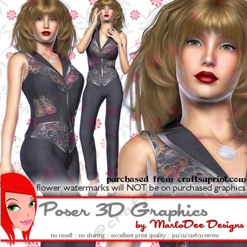 At the Office Business Woman Poser Graphics set 6