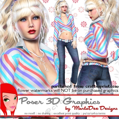 Sexy Fashion Model Woman Poser Graphics set 6