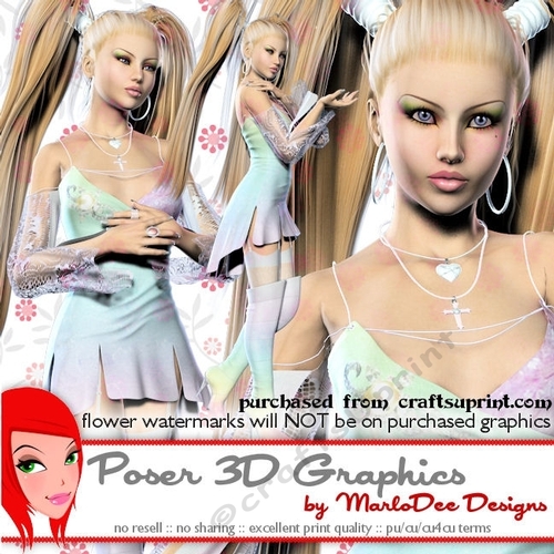 Gothic Halloween Witchery Poser Tube Graphics set 9