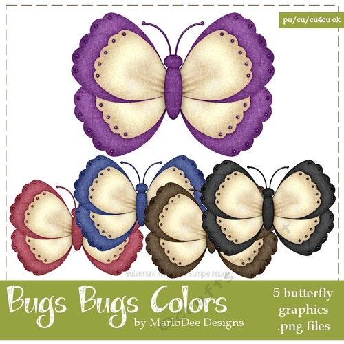 Bugs Bugs 2 Digital Butterfly Graphics
