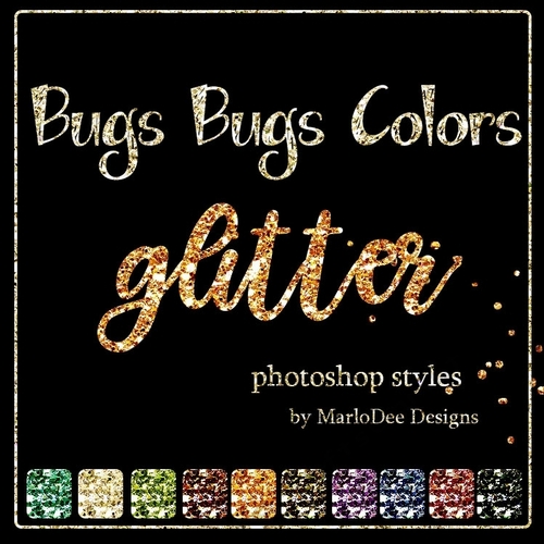 Bugs Bugs Glitter Photoshop Styles