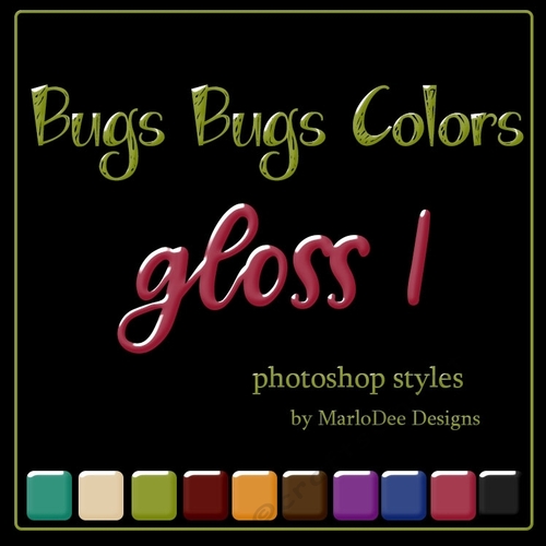 Bugs Bugs Gloss Photoshop Styles