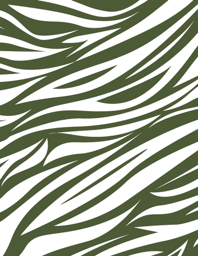 Green & White Animal Zebra Stripes A4 Digital Background