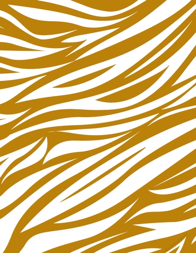Golden & White Animal Zebra Stripes A4 Digital Background