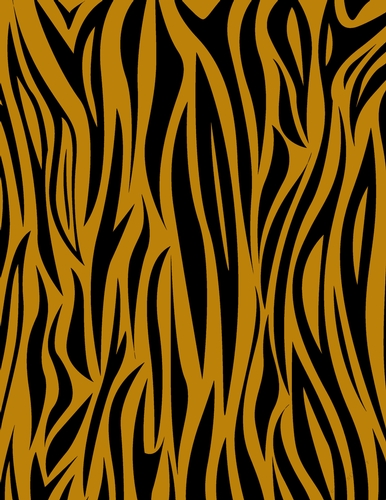 Golden & Black Animal Zebra Stripes A4 Digital Background