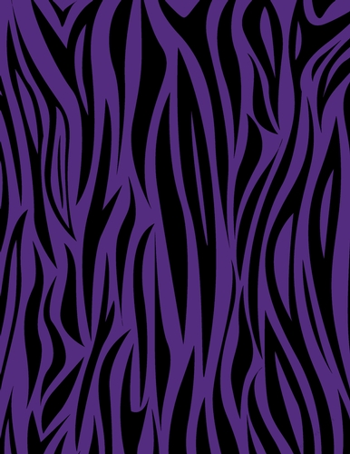 Purple & Black Animal Zebra Stripes A4 Digital Background