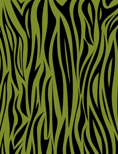 Light Green & Black Animal Zebra Stripes A4 Digital Background