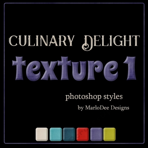 Culinary Delight Texture Photoshop Style