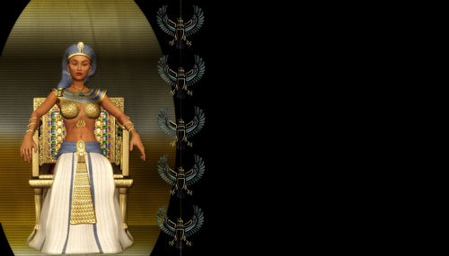 Egyptian Woman Themed Background