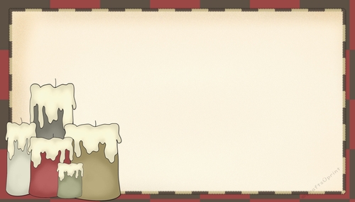 Grubby Candles Country Themed Background d3
