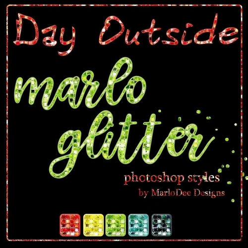 Day Outside Marlo Glitter Photoshop Styles