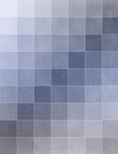 Soft Blue to Light Grey Large Check Ombre Color Pattern A4 Size Digital Paper Background