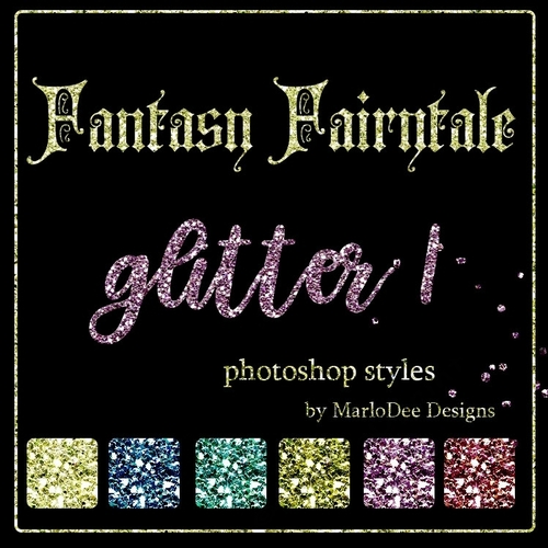 Fantasy Fairytale Colors Glitter Photoshop Styles