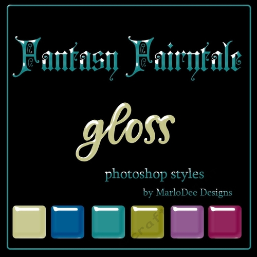 Fantasy Fairytale Colors Gloss Photoshop Styles