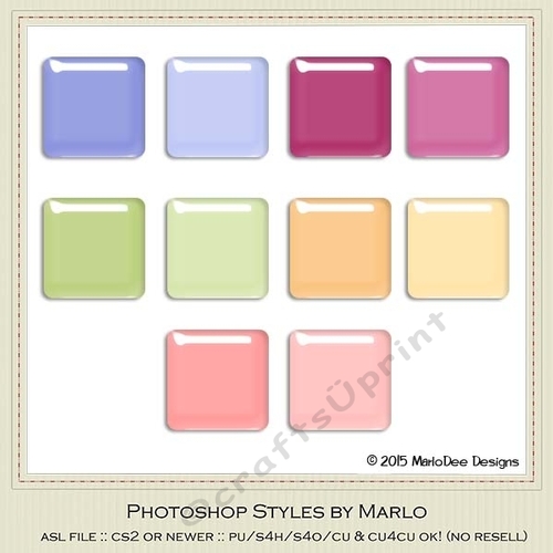 Hugging My Baby Colors Gloss Photoshop Styles