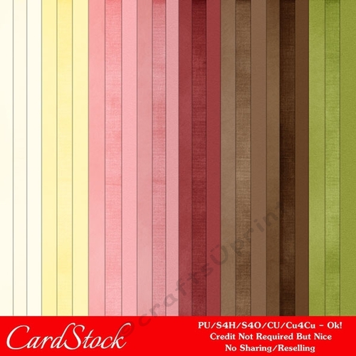Ice Cream Sundae Colors Digital Cardstock Paper Backgrounds