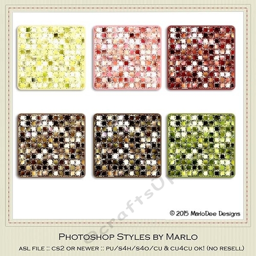 Ice Cream Sundae Colors Marlo Glitter Photoshop Styles