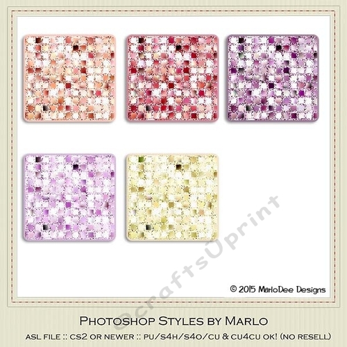 Macroon Hues 1 Colors Marlo Glitter Photoshop Style