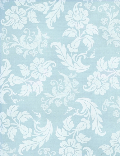 Light Blue Elegant Floral A4 Size Digital Paper Background {SC4}