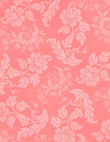 Pink Elegant Floral Pattern A4 Size Digital Paper Background {HMB}
