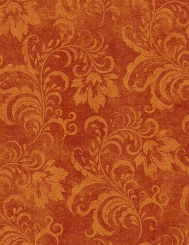 Copper Pretty Floral A4 Size Background {FC1}