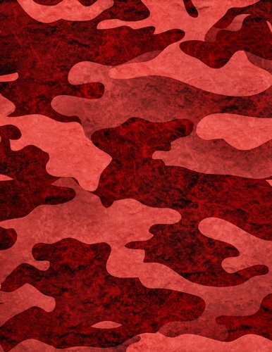 Dark Red Camouflage Style Texture A4 Size Background {FC1}