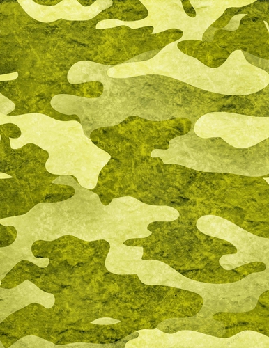 Green Camouflage Style Texture A4 Size Background {FC1}