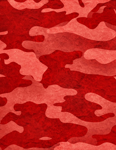 Red Camouflage Style Texture A4 Size Background {FC1}