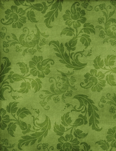 Elegant Green Color Floral Pattern Background {BT}