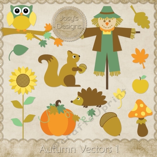 Autumn Season Layered Templates pkg 2