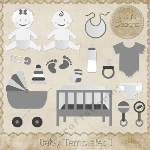 Baby Themed Layered Templates 