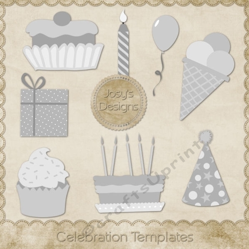 Celebration Themed Layered Templates 
