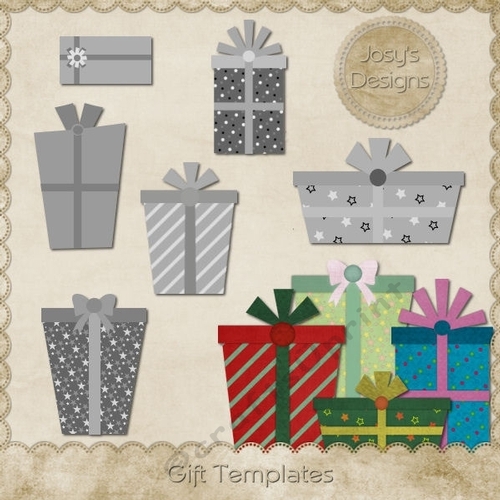 Gifts Layered Templates Pkg 1
