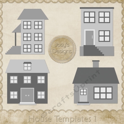 Houses Layered Templates Pkg 1