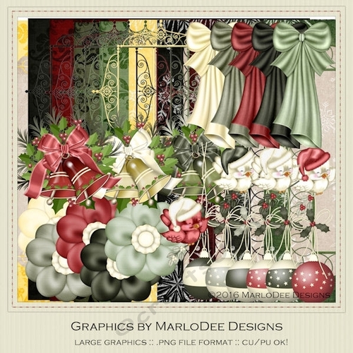 Christmas Colors 1 - Digital Designer Graphics Collection 1