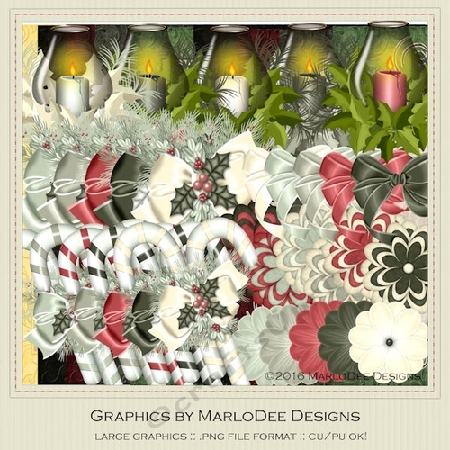 Christmas Colors 1 - Digital Designer Graphics Collection 2