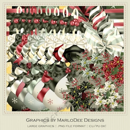 Christmas Colors 1 - Digital Designer Graphics Collection 3