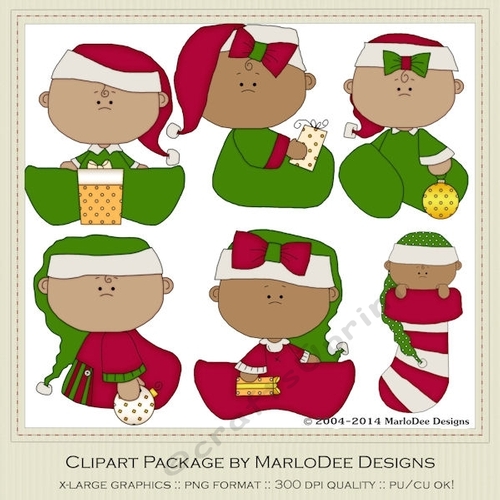 Babys First Christmas 2 set 2 - Clip Art Graphics