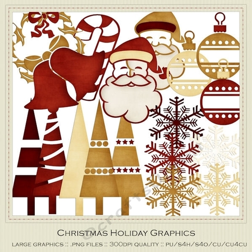 Mix Christmas Holiday Graphics - CC3