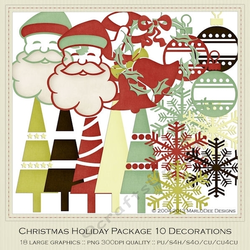 Mix Christmas Holiday Graphics - CC10