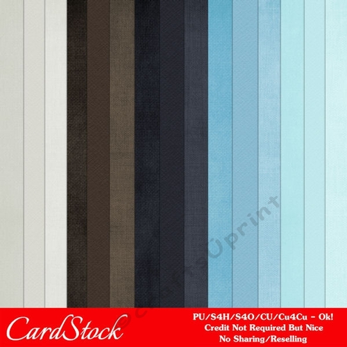 Winter Season Colors 5 Cardstock Textures Digital Paper Backgrounds