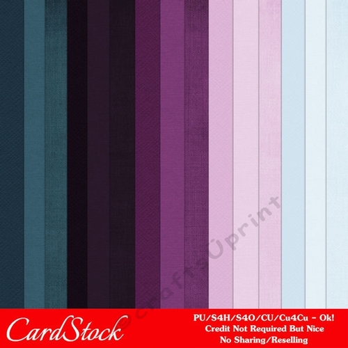 Winter Season Colors 7 Cardstock Textures A4 Digital Paper Backgrounds