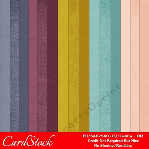 Winter Season Colors 11 Cardstock Textures A4 Digital Paper Backgrounds