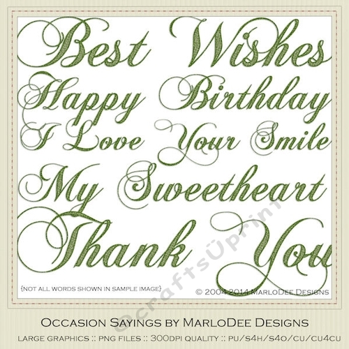 Green Glittery Foil Color set 1 - Large Collection Mix Word Art Graphics
