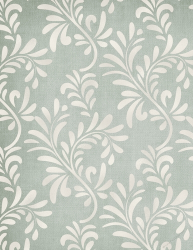 Elegant Light Green Background with Pearl Cream Color Swirl Pattern (WC1)