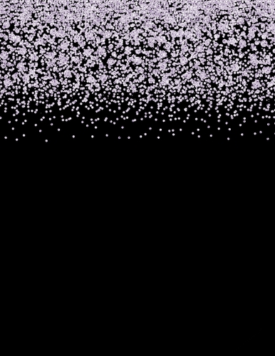 Light Purple Glitter & Sequin Confetti Header on A4 Size Black Background {MGPC}