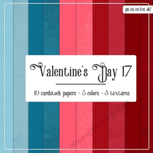 Valentines Day Colors 17 - Cardstock Texture Paper A4 Size Backgrounds 1