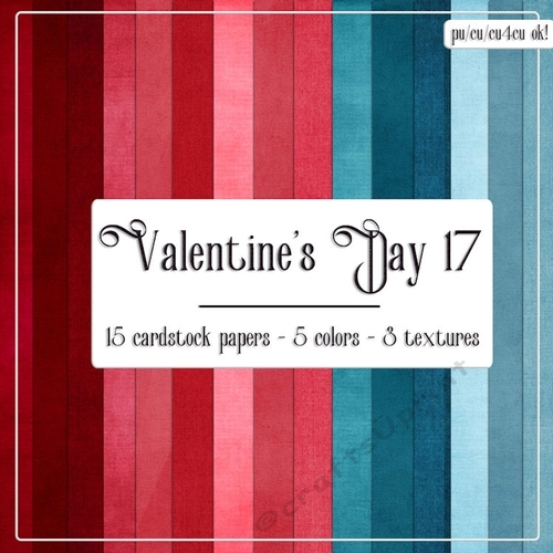 Valentines Day Colors 17 - Cardstock Texture Paper A4 Size Backgrounds 2